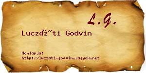 Luczáti Godvin névjegykártya
